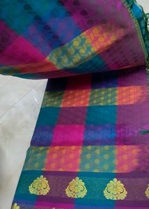 Colorful Checked Weave Throw