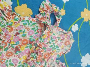 (Combo Of 2)2-4 Age Girl Frock/ Multicoloured