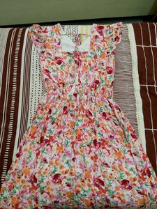 Floral Print Mini Dress
