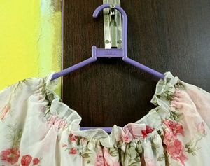 Floral Chiffon Maxi Dress