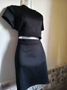 H&amp;M Black Two-Piece Set Large/ XL Size