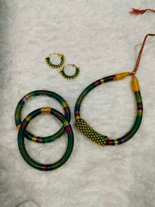 Necklace, Earrings &amp; Bangles Set