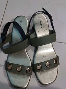 Zudio Olive Sandals used only once