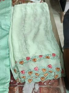 Mint Green Embroidered Salwar Kameez Suit