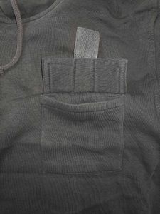Grey Hoodie with Pocket Detail