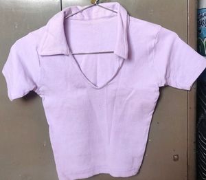Lavender Crop Top