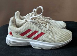 Adidas Womens Woven Design Court Jam BOUNCE