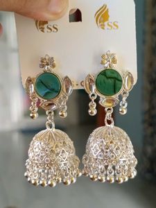 Beautiful colourful jhumka earings 4 pieces