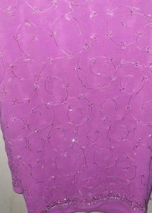 Beautiful Emballished Saree