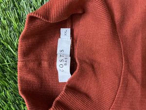 Rust Colour High Neck Top