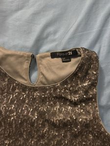 Concert ready Shimmer - Silver Sequence top
