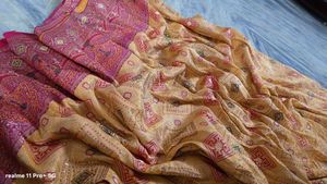 Heavy Pashmina Silk Saree