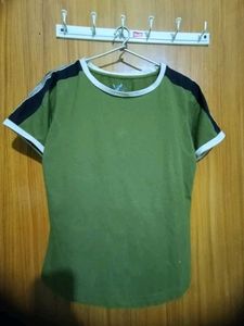 Green Ringer T Shirt