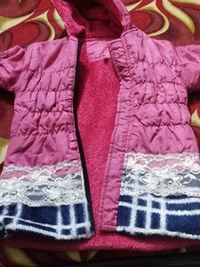 Pink Padded Winter Coat