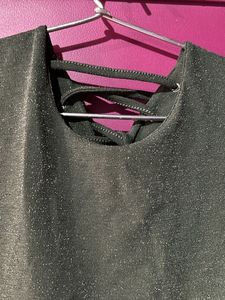 An Olive Green Casual Top