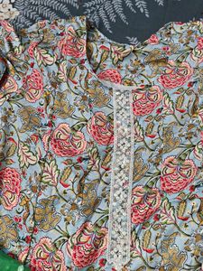 Floral Kurta Set - XXXL