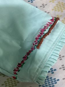 Shiva Om Designer Festive Blouse Hand Painted