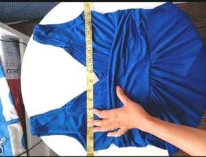 Elegant Blue Maxi Dress