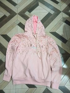Pink Graphic Hoodie