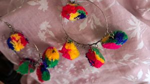 Pompom Earrings
