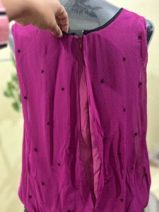 Pink &amp; Black Party Dress