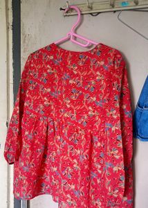 Charcoal Vmart Women Printed A-Line Top