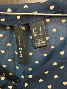 Cute Heart Print Top