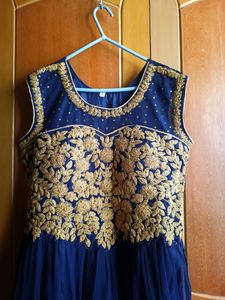 ❤️ ETHNIC GOWN NAVY BLUE ♥️
