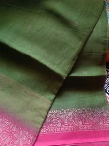 Green & Pink Saree