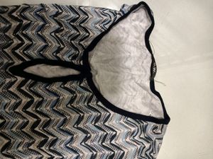 Printed Blue Top