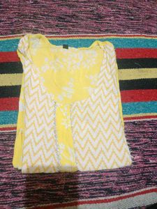 Straight Yellow Kurta