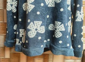 Floral Print Pullover Sweater