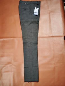 Dark Grey Check Formal Pant