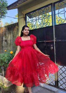 Red Cloud Dress