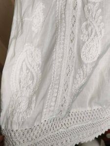 White Chikankari Kurta