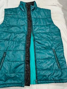 Zovi Teal Green Puffer Vest