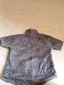 Patterned Short Sleeve Shirt