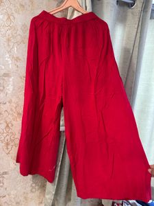 Brand New Trendy Tie- Knot High Waist Palazzo Pant