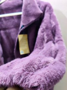 Imported luxury faux fur jacket/sweater