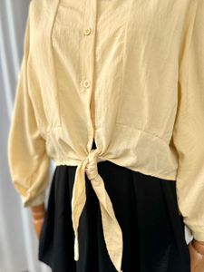 Cute Tie-Front Top