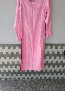 A-line stiched full sleeves kurti