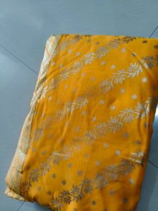 Elegant Yellow Saree