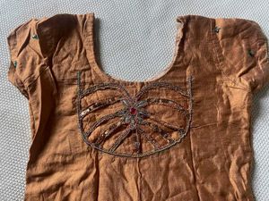 Used Designer Embroidered Women Suit with Pajami