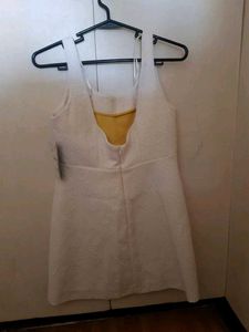 White Sleeveless Dress
