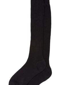 Black Thigh High Socks