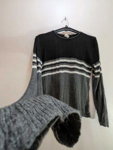 Striped Knit Sweater