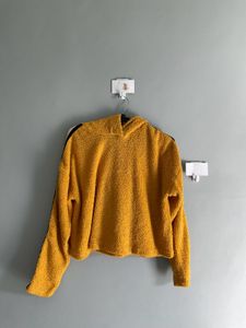 Mustard Fuzzy Hoodie
