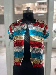 A Party Wear Open Jacket.