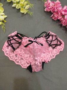 Pink Lace Detail Lingerie✨