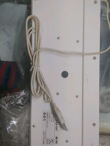 White Computer Keyboard Fresh piece No Box